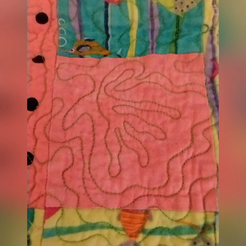 mermaid flannel square
